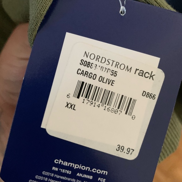 Champion olive crew neck sweater - Picture 2 of 2